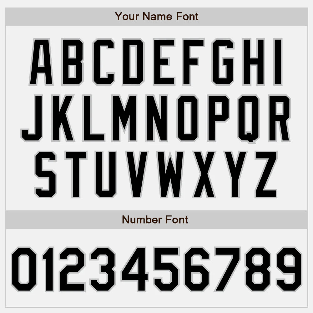 Baseball Team Jersey with Custom Name and Number | White Black Personalized Sportswear