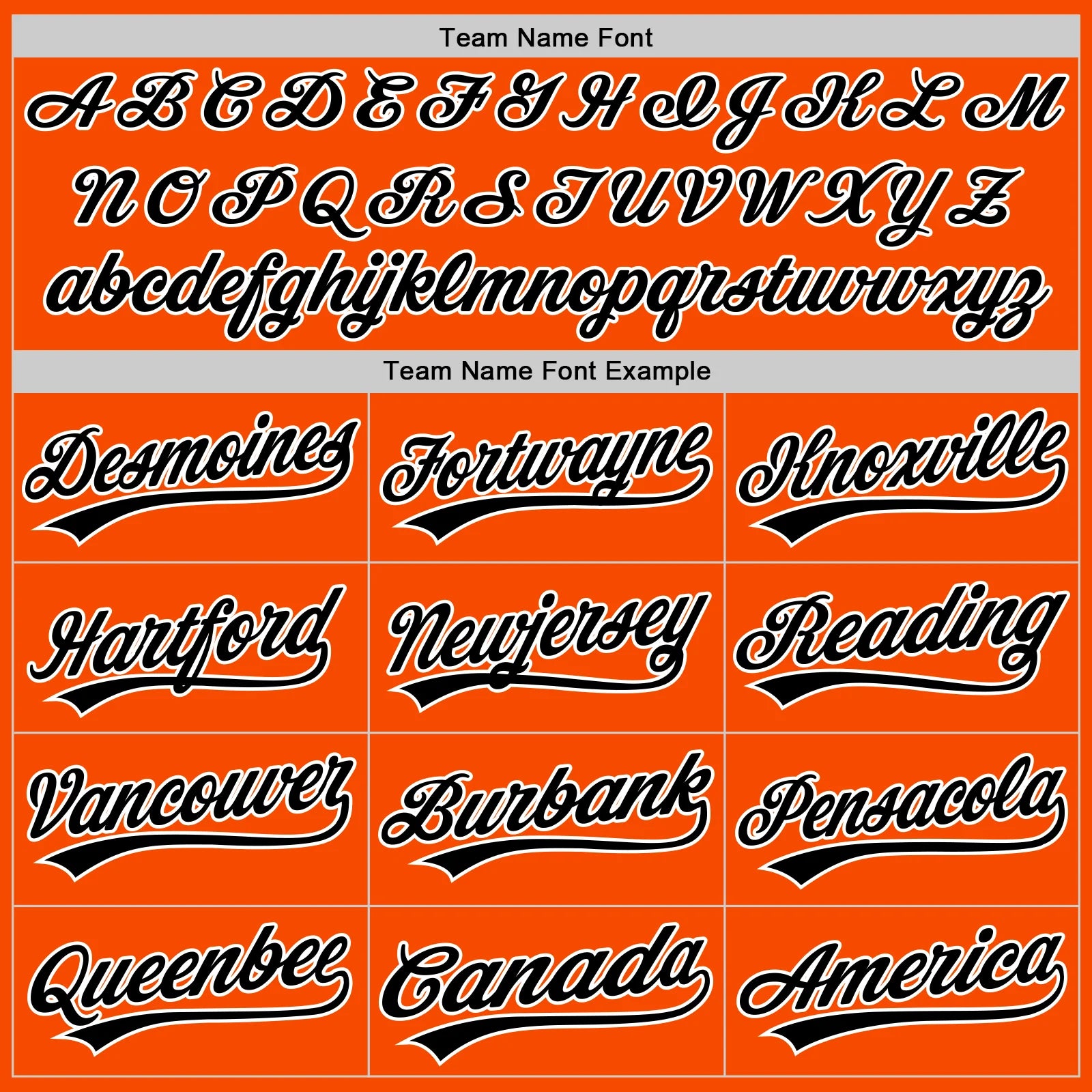 Custom Baseball Team Jersey | Orange Black-White Personalized Shirt for Practice and Play