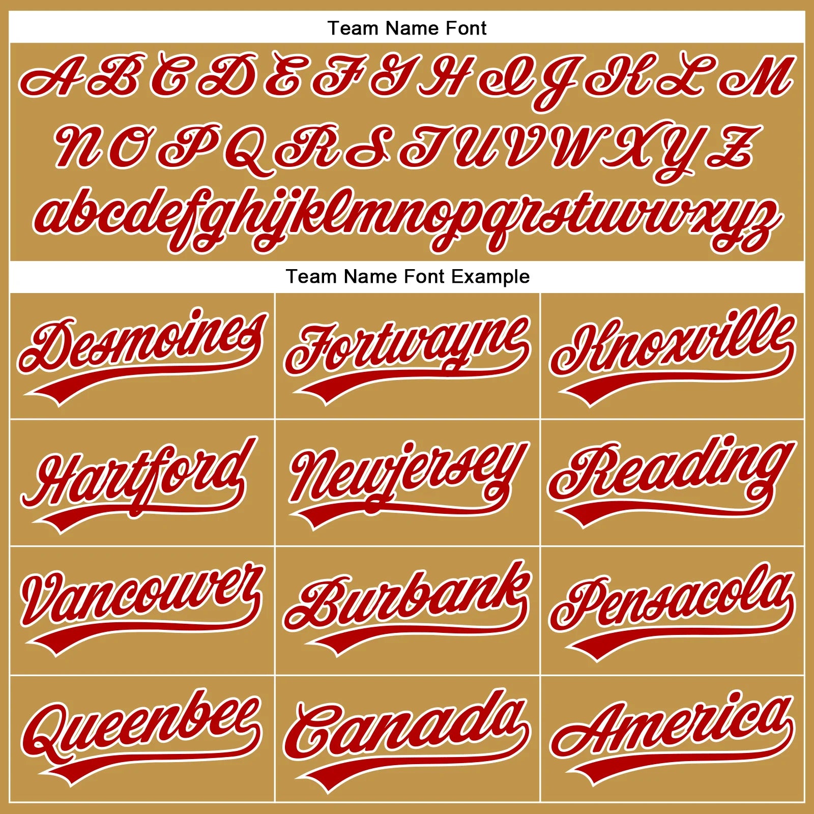 Customizable Baseball Jersey | Old Gold Red-White Personalized Name and Number Option