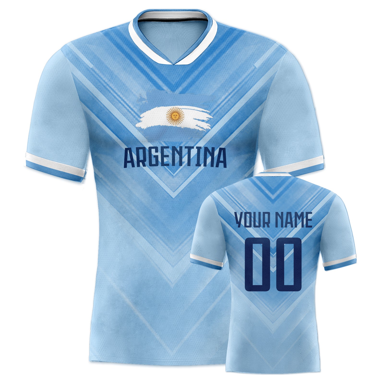 Custom Football Jersey with Name & Number | Breathable Team Soccer Shirt