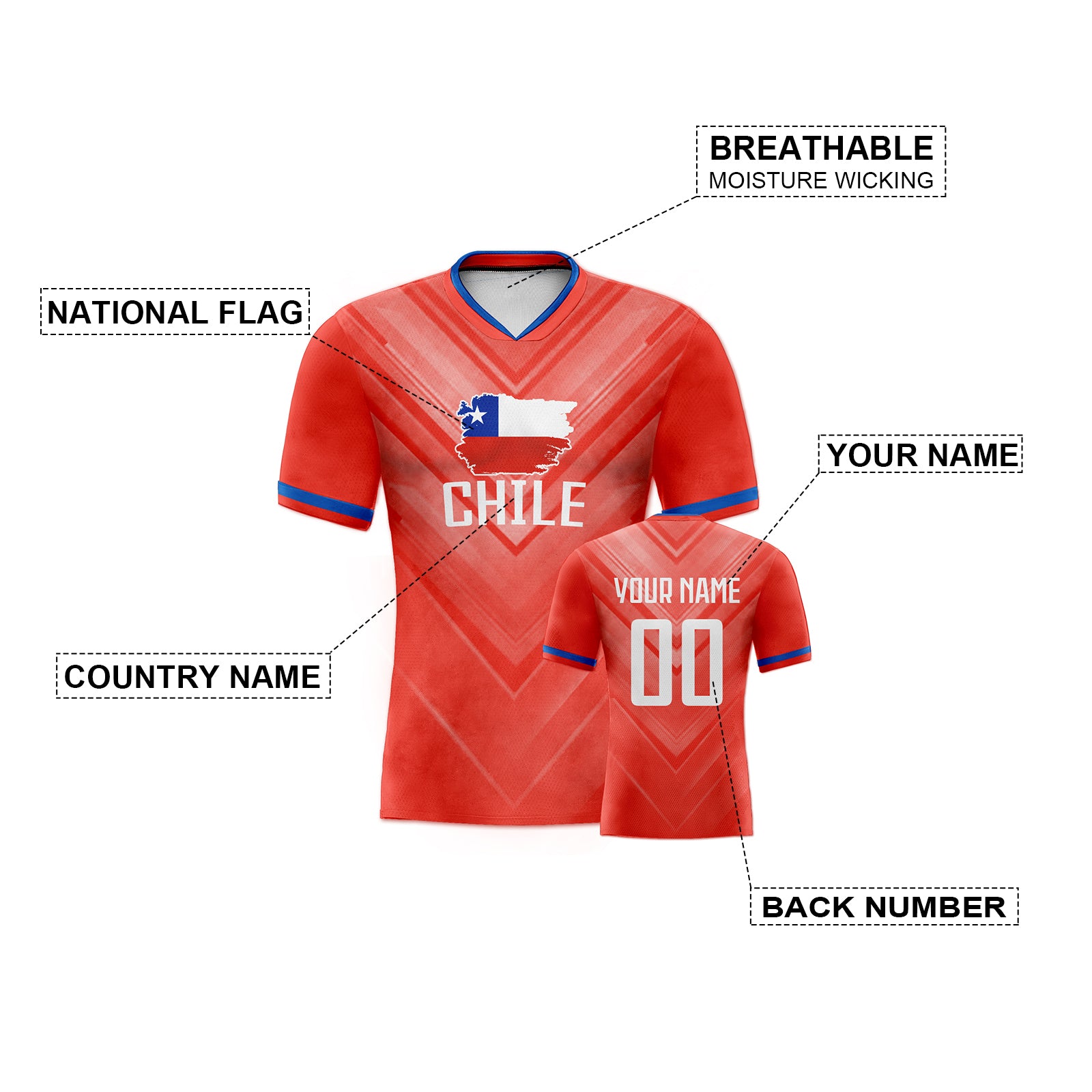 Personalized Football Jersey | Custom Name Number Team Sportswear