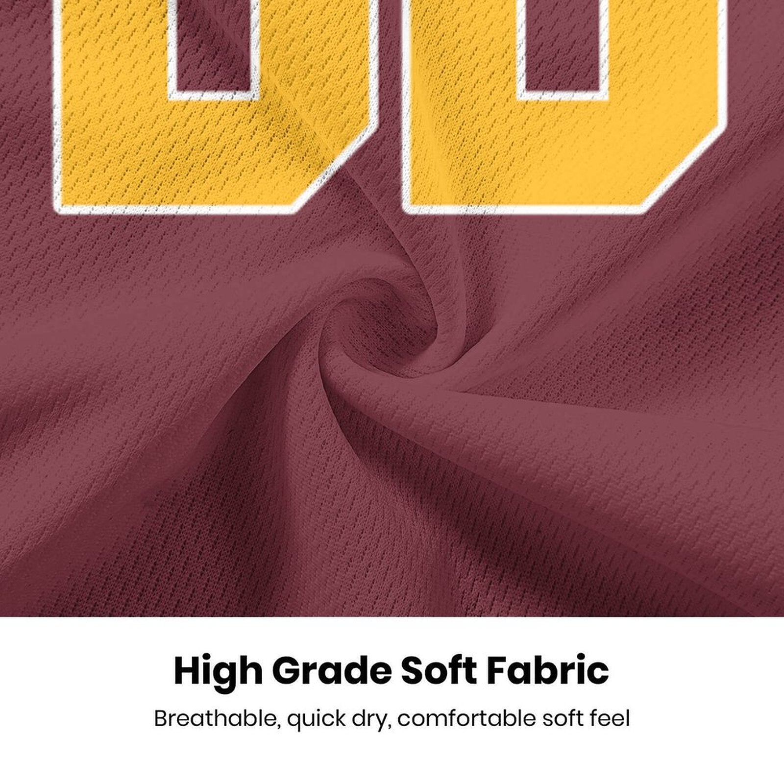 Custom Red & White Gold Baseball Jersey | Perfect for Training and Team Play