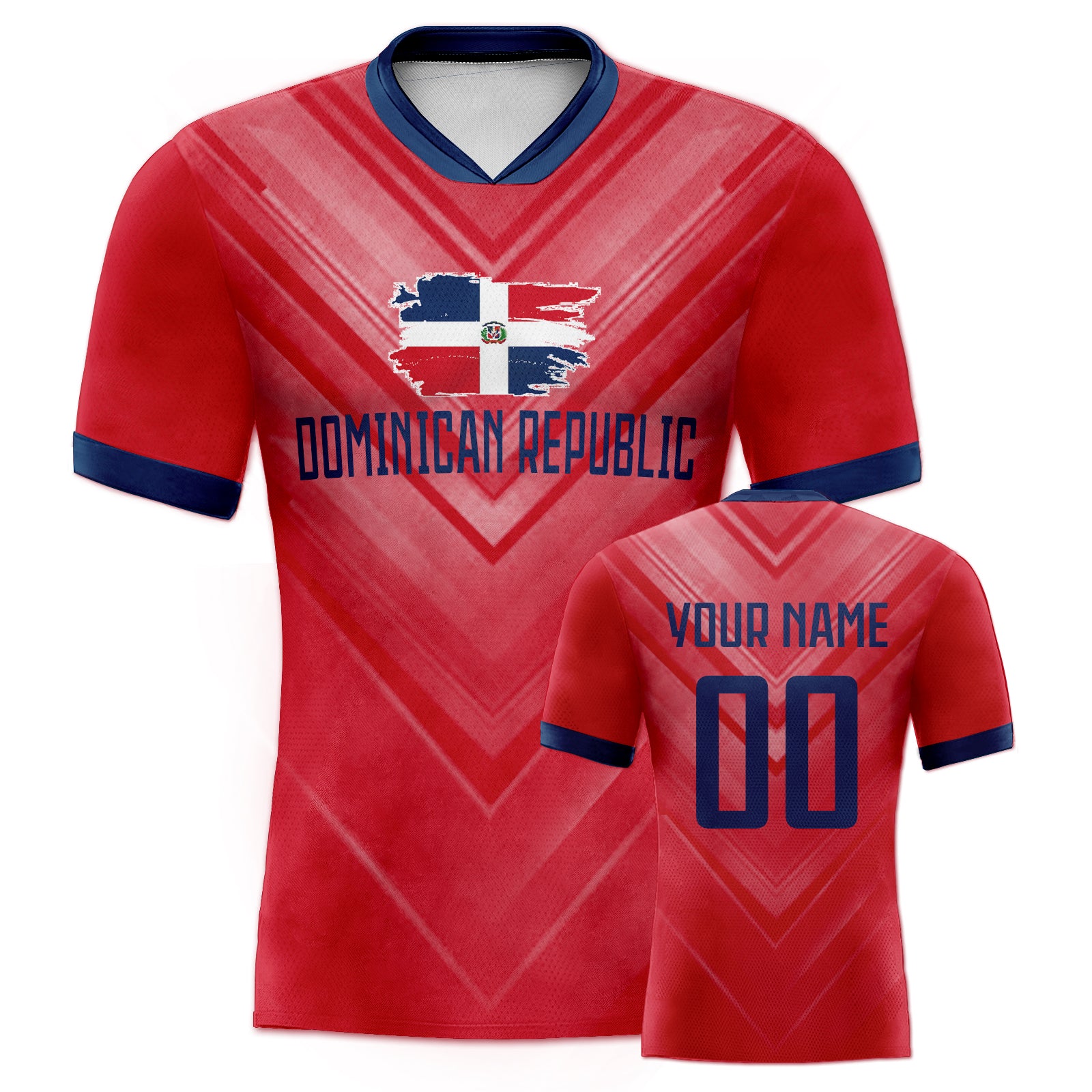Customizable Football Match Jersey | Personalized Name and Number Option