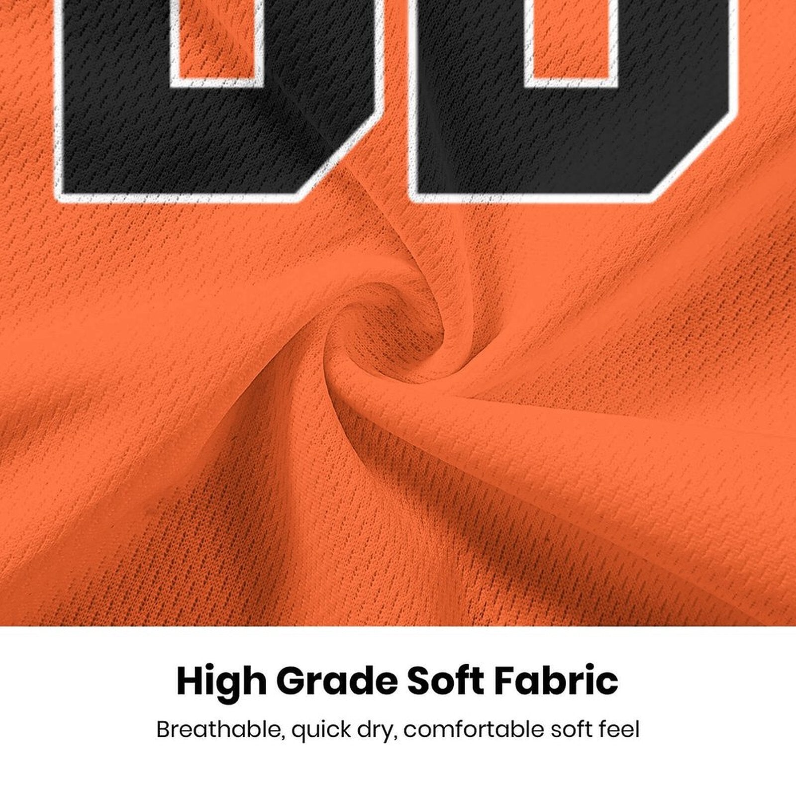 Custom Baseball Team Jersey | Orange Black-White Personalized Shirt for Practice and Play