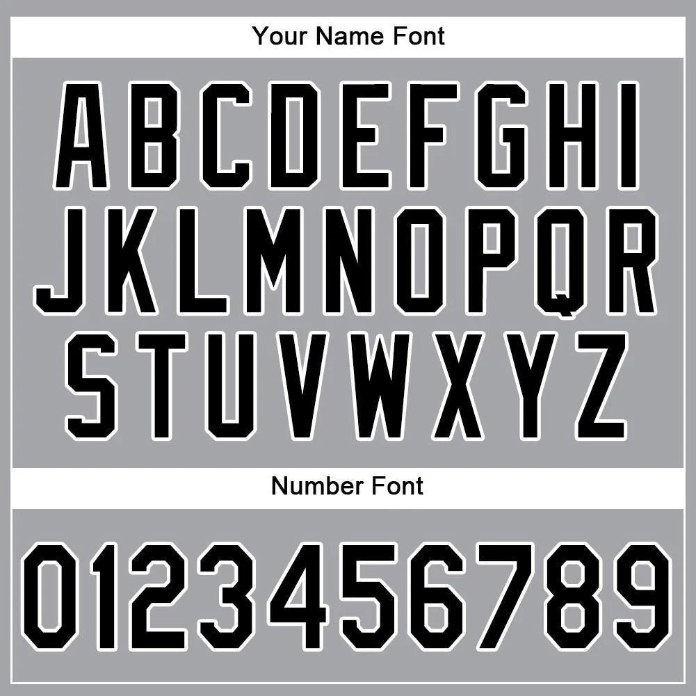 Custom Gray Black-White Baseball Jersey | Name and Number Personalization for Team Practice